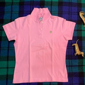 VINTAGE Lilly Pulitzer Pink Polo
